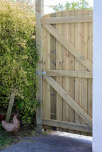 Grange AFG6 Arched Feather Edge Gate 1.85m - Green
