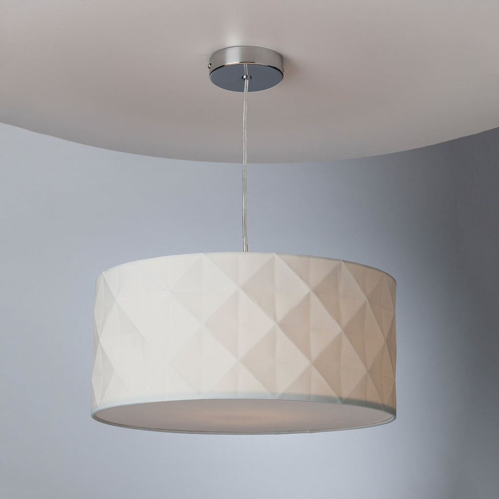 Aisha Faceted Easy Fit Shade White<br>White