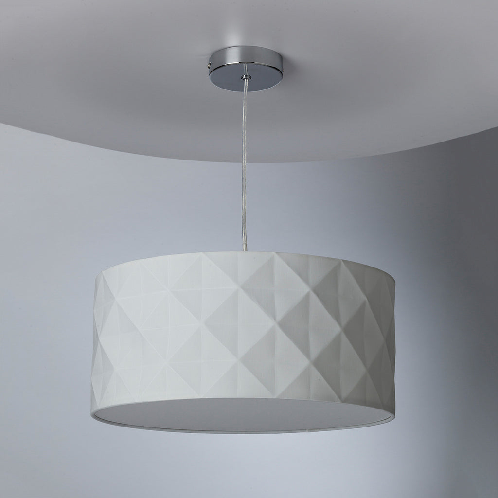 Aisha Faceted Easy Fit Shade White<br>White