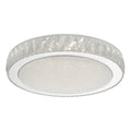 Akelia Flush Acrylic & Stainless Steel Large LED<br>Clear