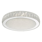 Akelia Flush Acrylic & Stainless Steel Large LED<br>Clear