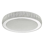 Akelia Flush Acrylic & Stainless Steel Large LED<br>Clear