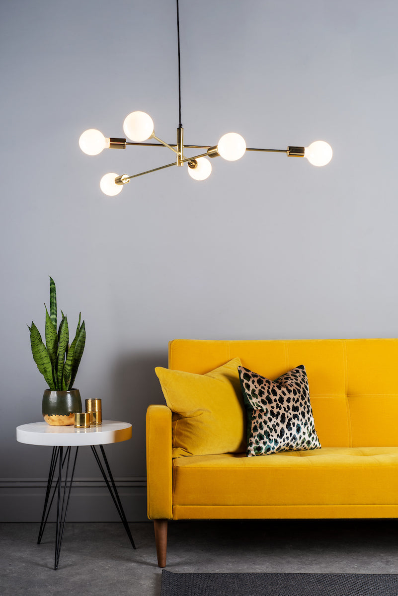 Alana 6 Light Pendant Polished Gold<br>Polished Gold