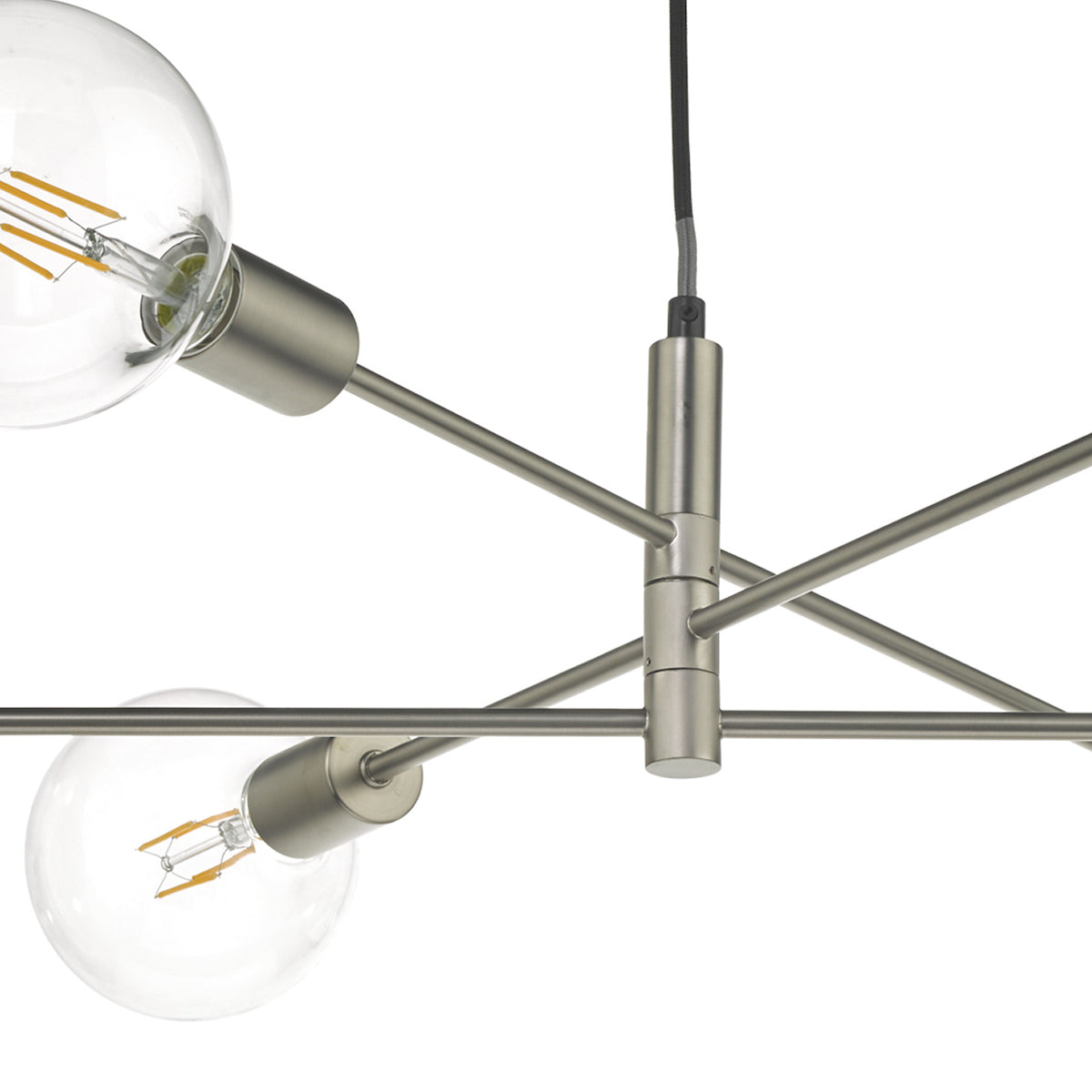 Alana 6 Light Pendant Satin Chrome<br>Satin Chrome