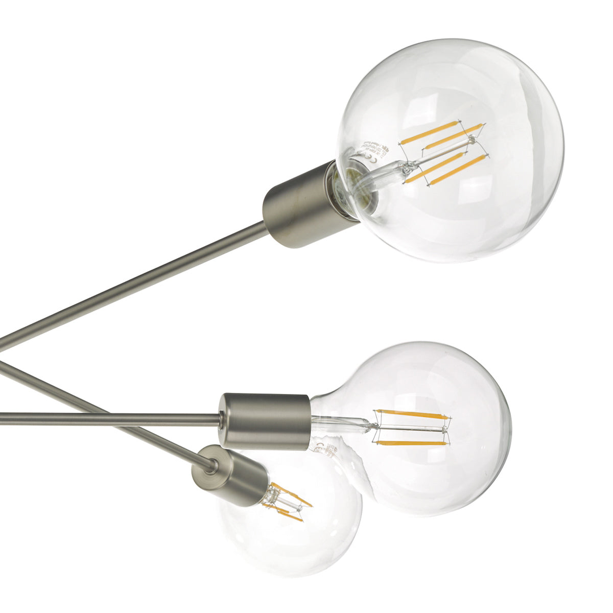 Alana 6 Light Pendant Satin Chrome<br>Satin Chrome