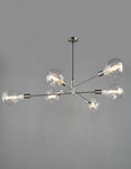 Alana 6 Light Pendant Satin Chrome<br>Satin Chrome