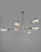Alana 6 Light Pendant Satin Chrome<br>Satin Chrome