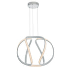 Alonsa Pendant Small White LEDMatt White