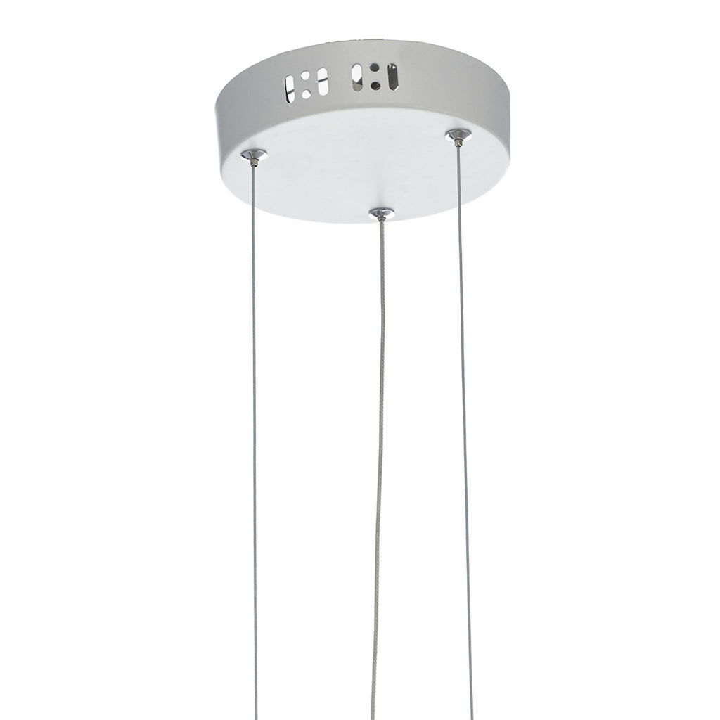 Alonsa Pendant Small White LEDMatt White