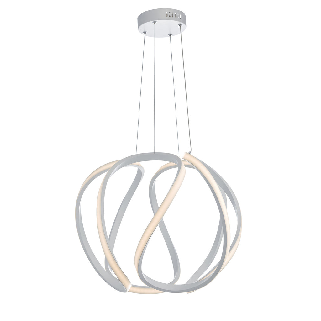 Alonsa Pendant Large White LED<br>Matt White