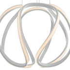 Alonsa Pendant Large White LED<br>Matt White