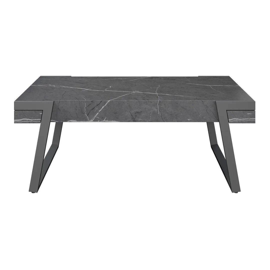 Alpina Grey Marble Effect Coffee Table