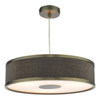Alvaro 3 Light Single Pendant Antique Bronze Mushroom<br>Antique Bronze