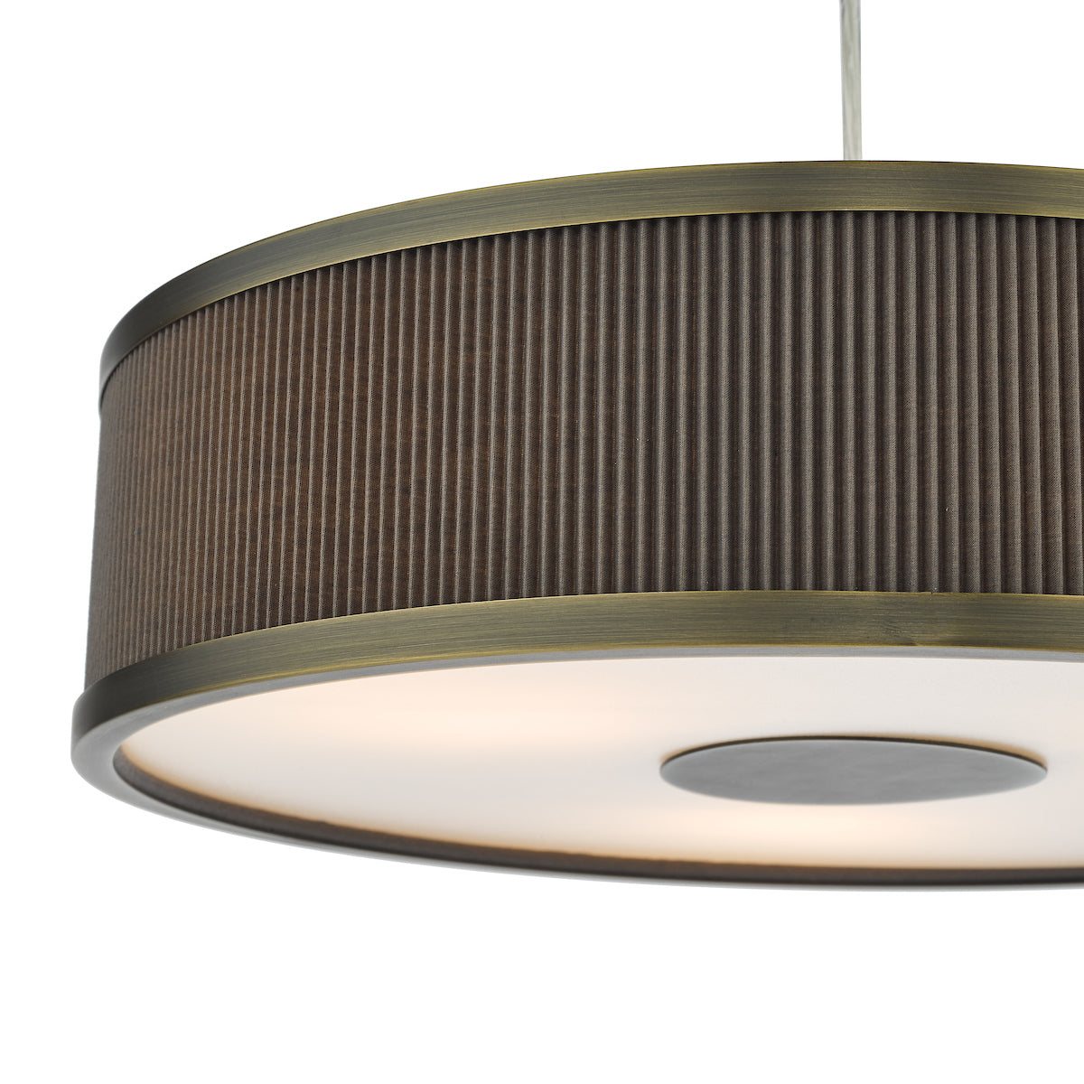 Alvaro 3 Light Single Pendant Antique Bronze Mushroom<br>Antique Bronze