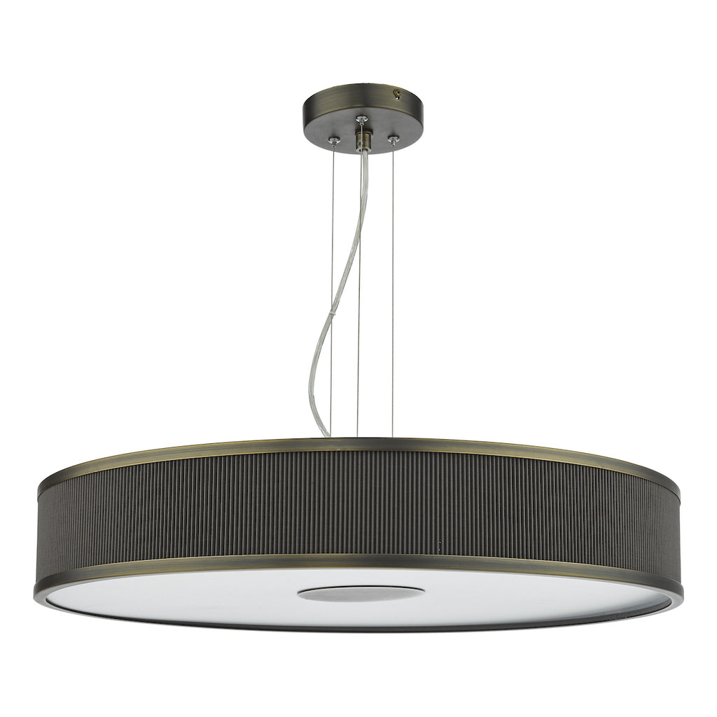 Alvaro 6 Light Single Pendant Antique Bronze Mushroom<br>Antique Bronze