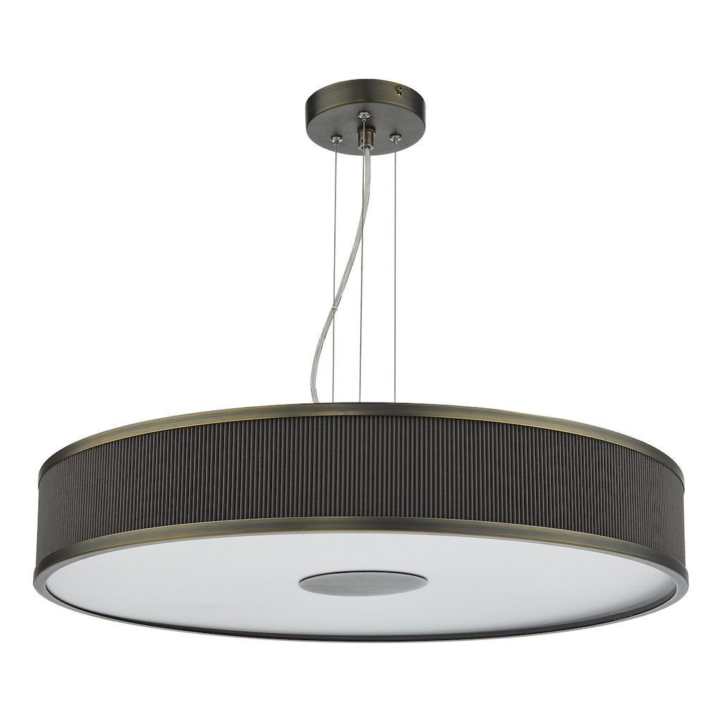 Alvaro 6 Light Single Pendant Antique Bronze Mushroom<br>Antique Bronze