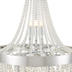 Alyssa 9 Light Pendant Polished Chrome Glass<br>Polished Chrome