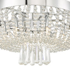 Alyssa 9 Light Pendant Polished Chrome Glass<br>Polished Chrome