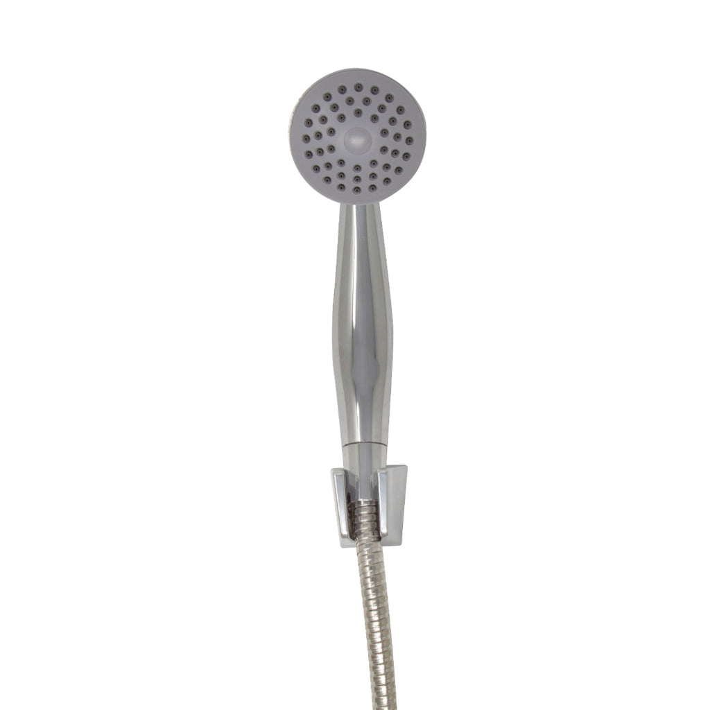 Croydex Amalfi Single Function Shower Set & Bracket - Chrome
