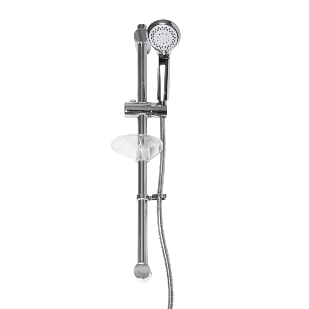 Croydex Amalfi Three Function Shower Set - Chrome