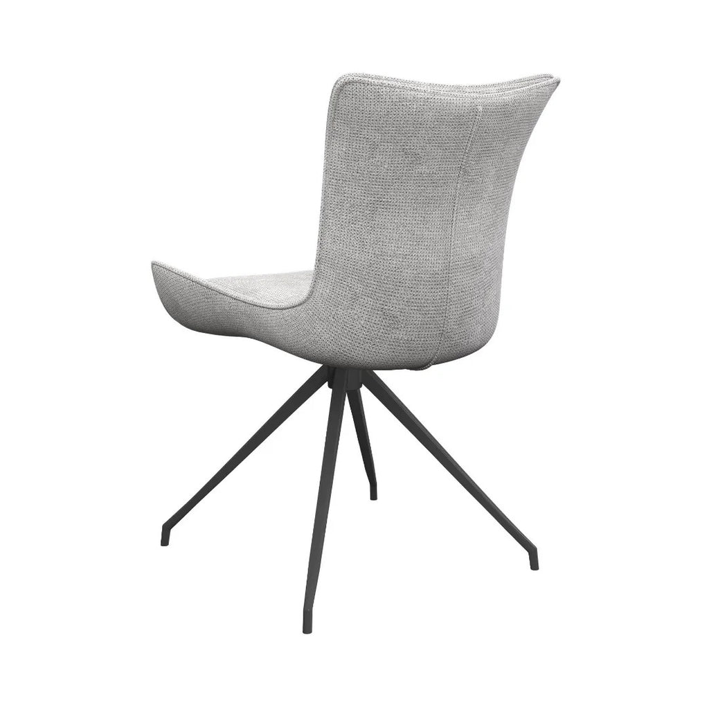Amber Dining Chair Light Grey - Pair