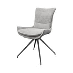 Amber Dining Chair Light Grey - Pair