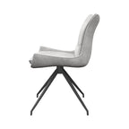 Amber Dining Chair Light Grey - Pair