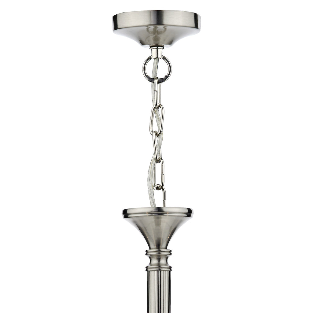 Ambassador 5 Light Dual Mount Pendant Satin Chrome<br>Satin Chrome