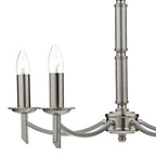 Ambassador 5 Light Dual Mount Pendant Satin Chrome<br>Satin Chrome