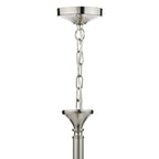 Ambassador 8 Light Dual Mount Chandelier Satin Chrome<br>Satin Chrome