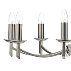 Ambassador 8 Light Dual Mount Chandelier Satin Chrome<br>Satin Chrome
