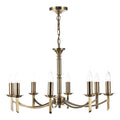 Ambassador 8 Light Dual Mount Pendant Antique Brass<br>Antique Brass