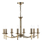 Ambassador 8 Light Dual Mount Pendant Antique Brass<br>Antique Brass
