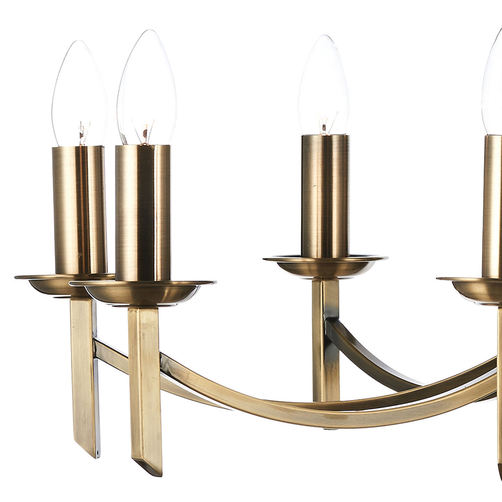 Ambassador 8 Light Dual Mount Pendant Antique Brass<br>Antique Brass