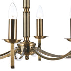 Ambassador 8 Light Dual Mount Pendant Antique Brass<br>Antique Brass