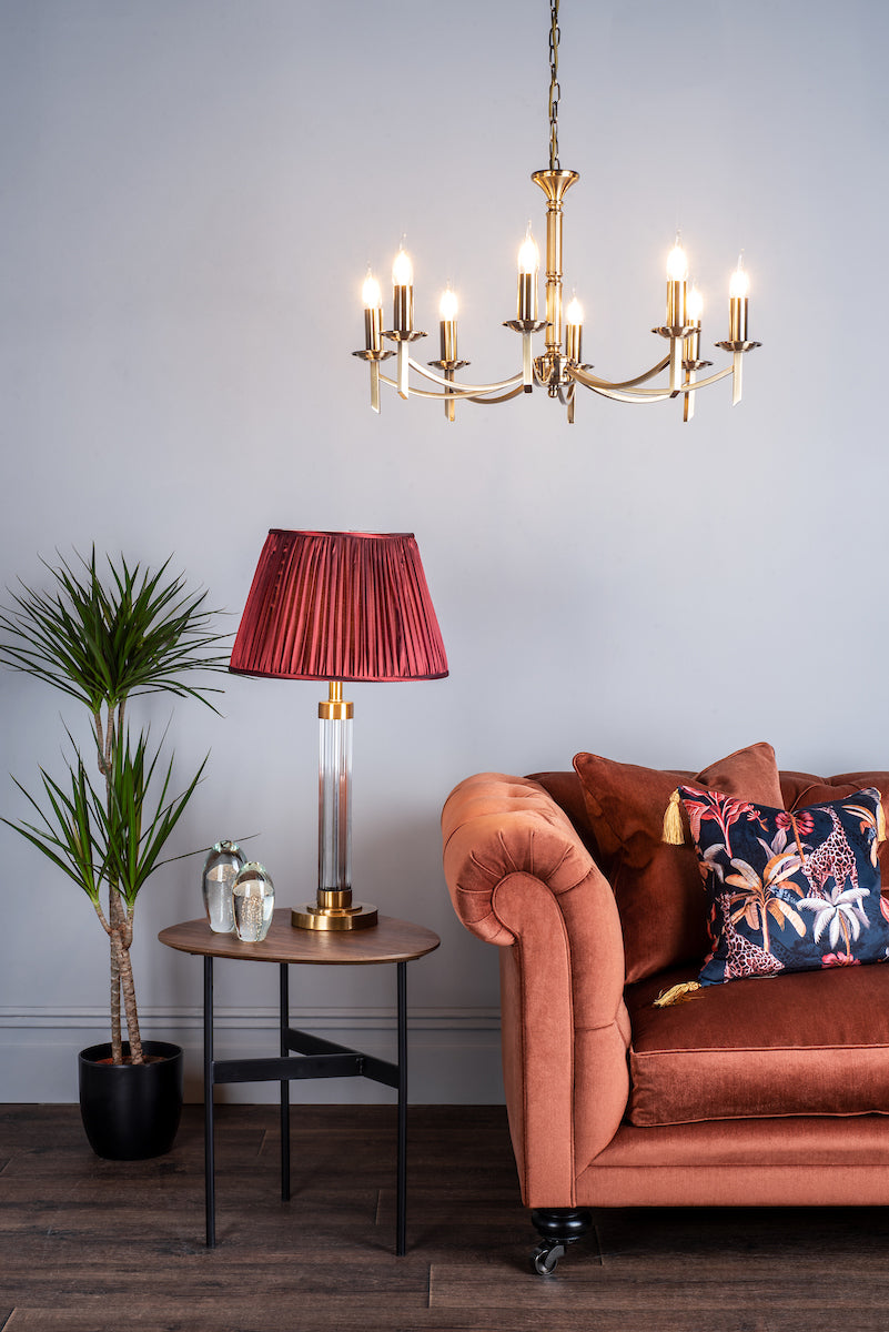 Ambassador 8 Light Dual Mount Pendant Antique Brass<br>Antique Brass
