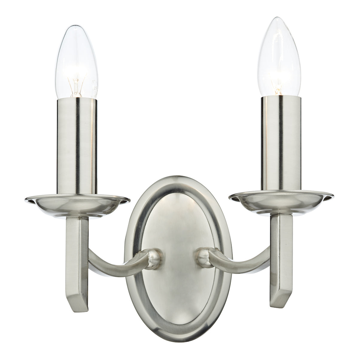 Ambassador Double Wall Bracket Satin Chrome<br>Satin Chrome