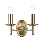 Ambassador Double Wall Bracket Antique Brass<br>Antique Brass