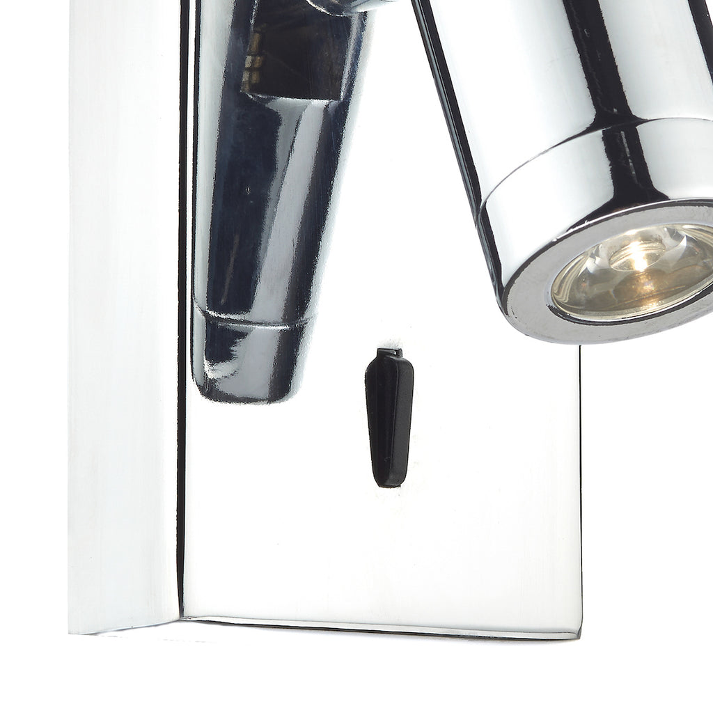 Anvil Wall Bracket Polished Chrome LED<br>Polished Chrome