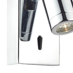 Anvil Wall Bracket Polished Chrome LED<br>Polished Chrome