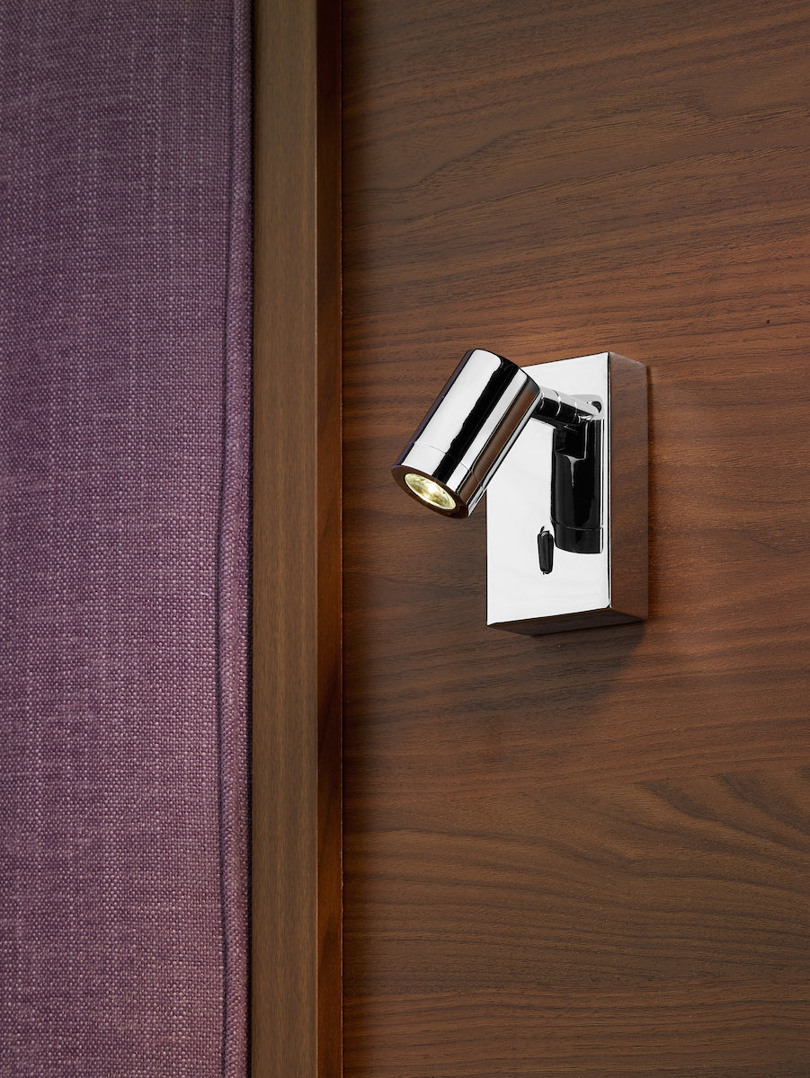 Anvil Wall Bracket Polished Chrome LED<br>Polished Chrome