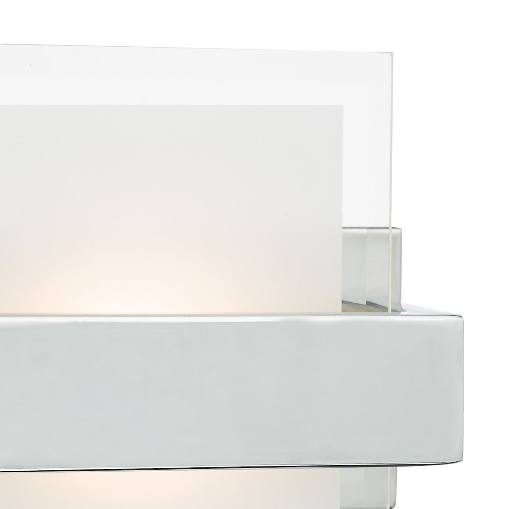 Apt LED Wall Light Polished Chrome & Glass<br>Polished Chrome