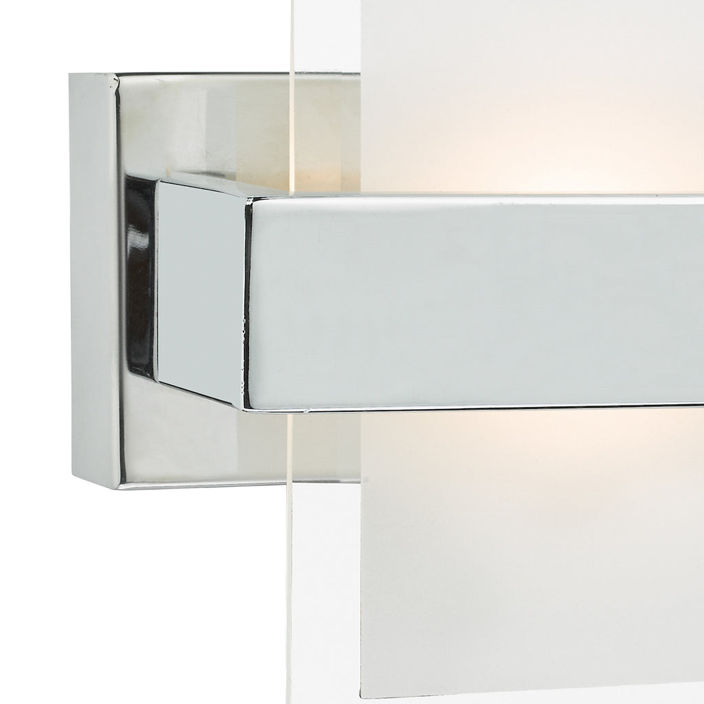 Apt LED Wall Light Polished Chrome & Glass<br>Polished Chrome