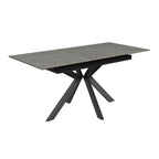 Aramis 130-170cm Matt Grey Ceramic Extending Dining Table