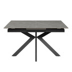 Aramis 130-170cm Matt Grey Ceramic Extending Dining Table