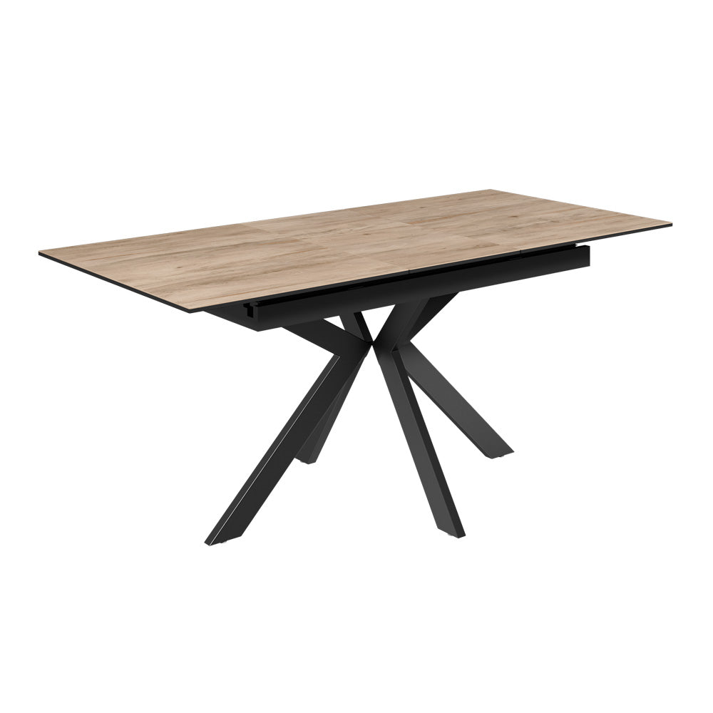 Aramis 130-170cm Wood Look Ceramic Extending Dining Table