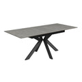 Aramis 160-200cm Matt Grey Ceramic Extending Dining Table