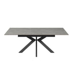 Aramis 160-200cm Matt Grey Ceramic Extending Dining Table