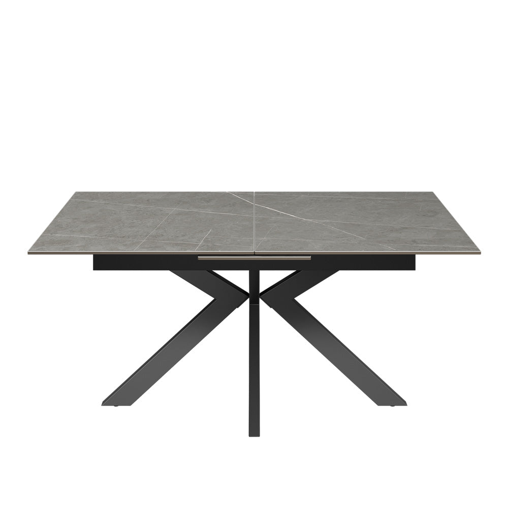 Aramis 160-200cm Matt Grey Ceramic Extending Dining Table