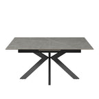 Aramis 160-200cm Matt Grey Ceramic Extending Dining Table
